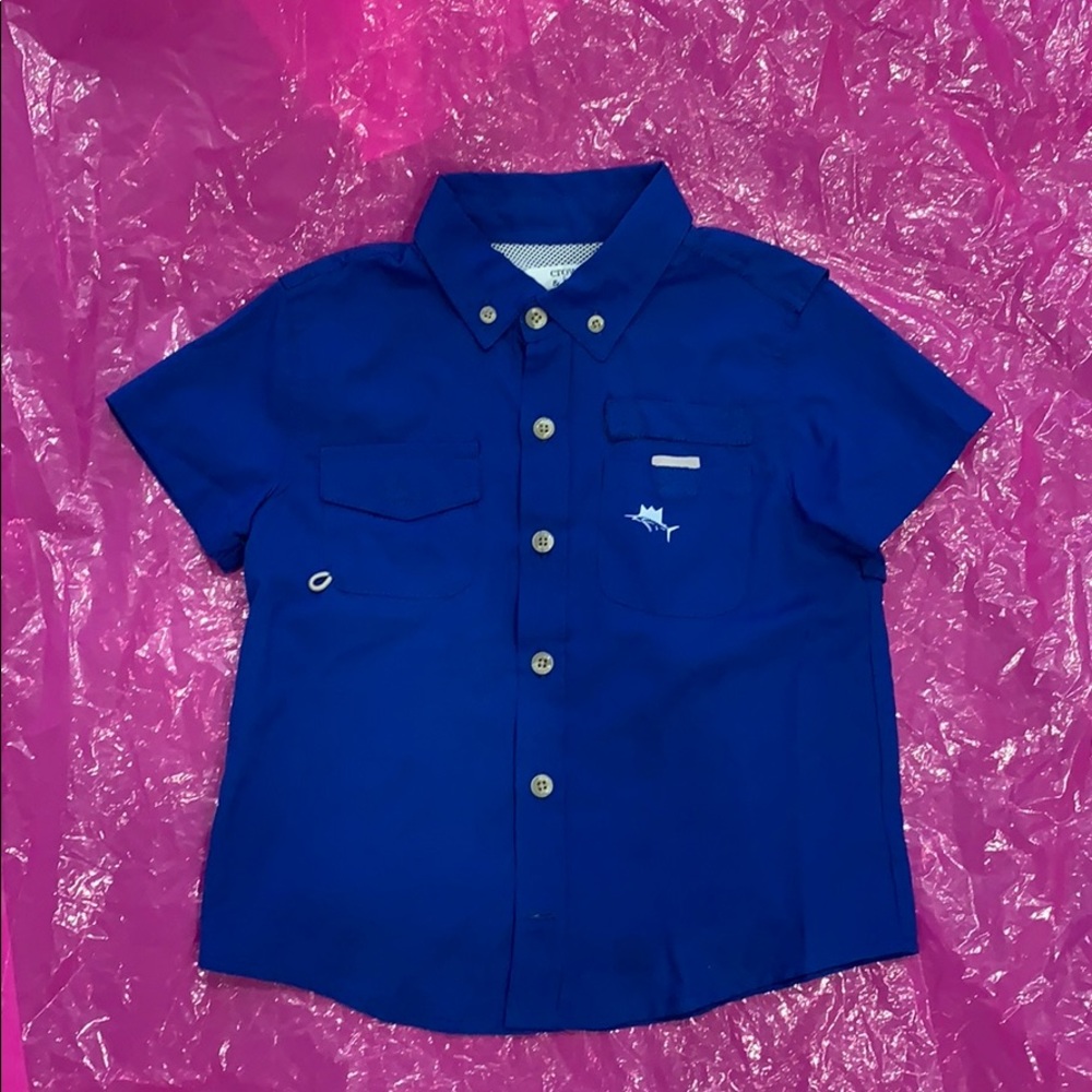 Crown & Ivy Short Sleeve Fishing Shirt